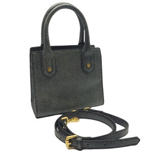 Flynn Purse Pebbled Grain Leather Mini Crossbody Bag Small Satchel